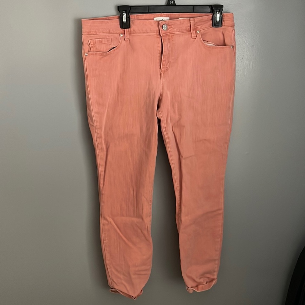 Cropped skinny jeans